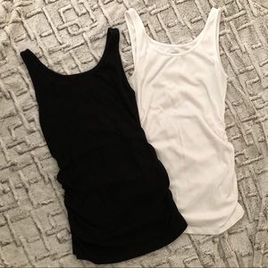 Set of two maternity tank tops
